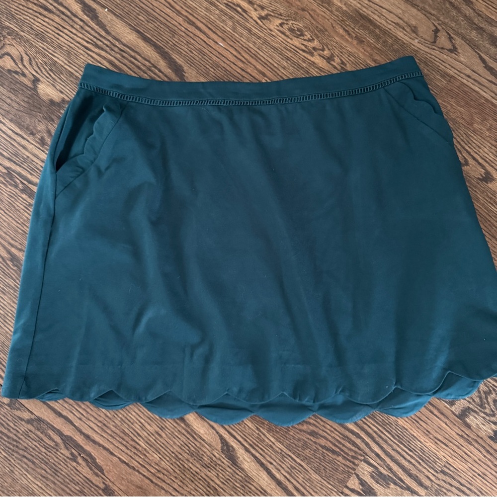 Skies are Blue - teal colored short skirt